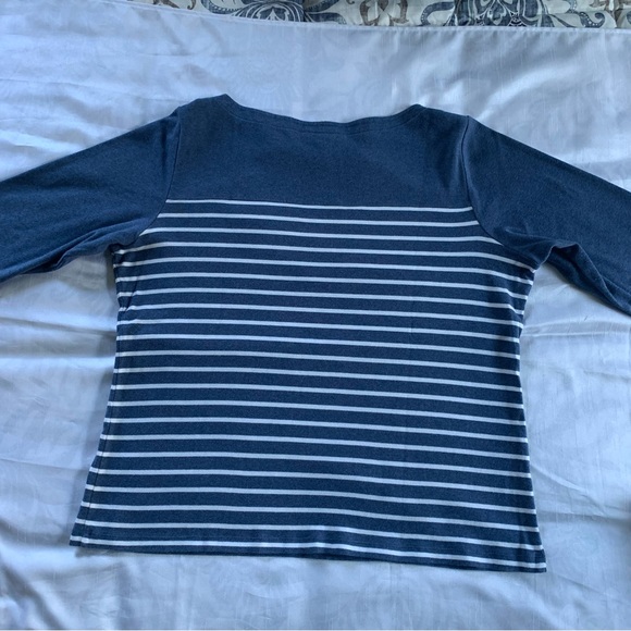 Karen Scott bling elephant boatneck top - Picture 2 of 8